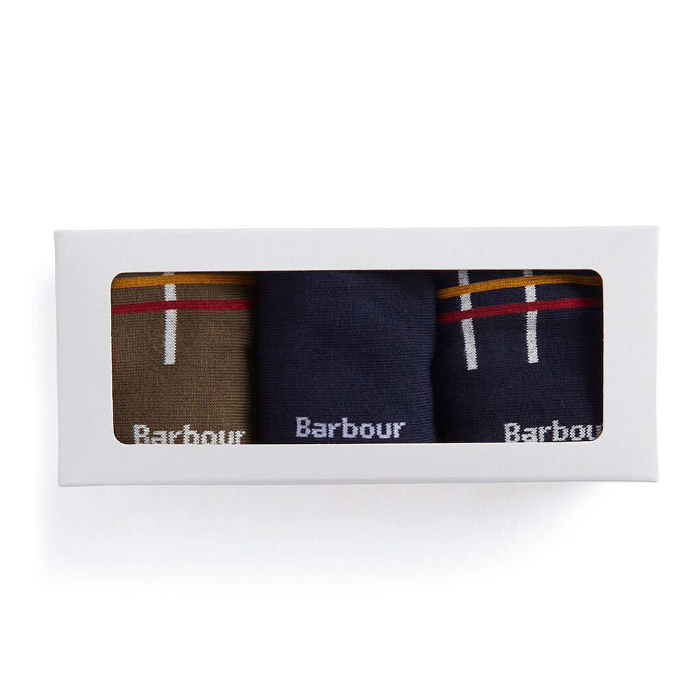 Barbour Tartan Sock Box