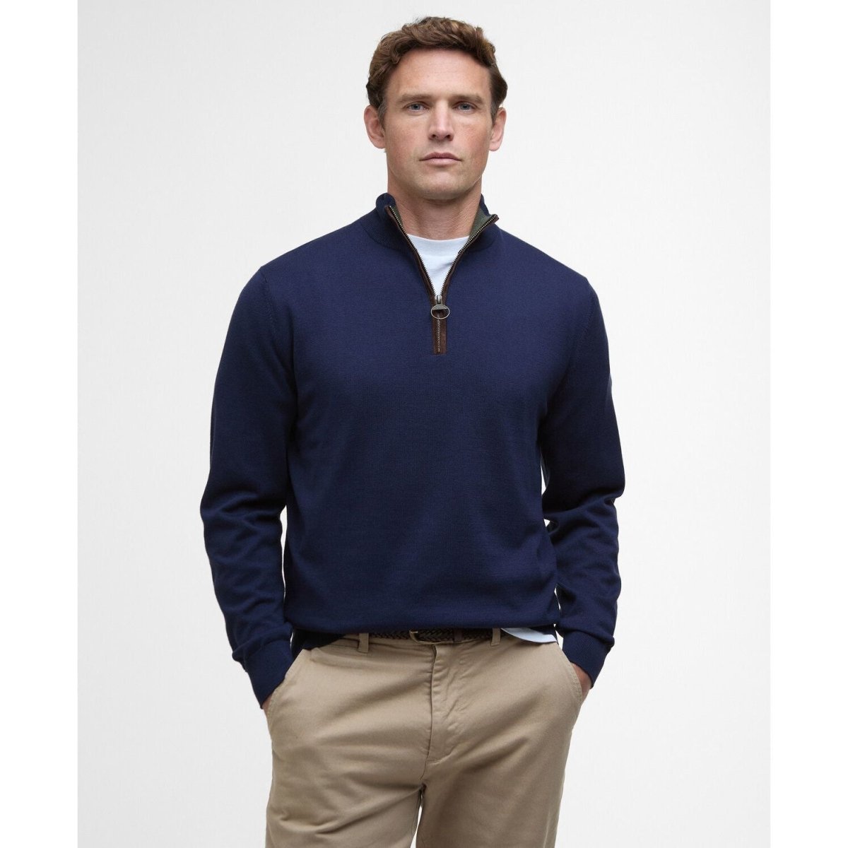 Barbour Bayfield Half Zip Knit - Curtis & Dunne