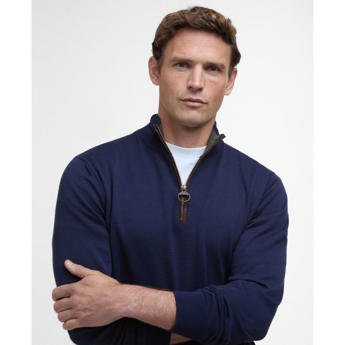 Barbour Bayfield Half Zip Knit - Curtis & Dunne
