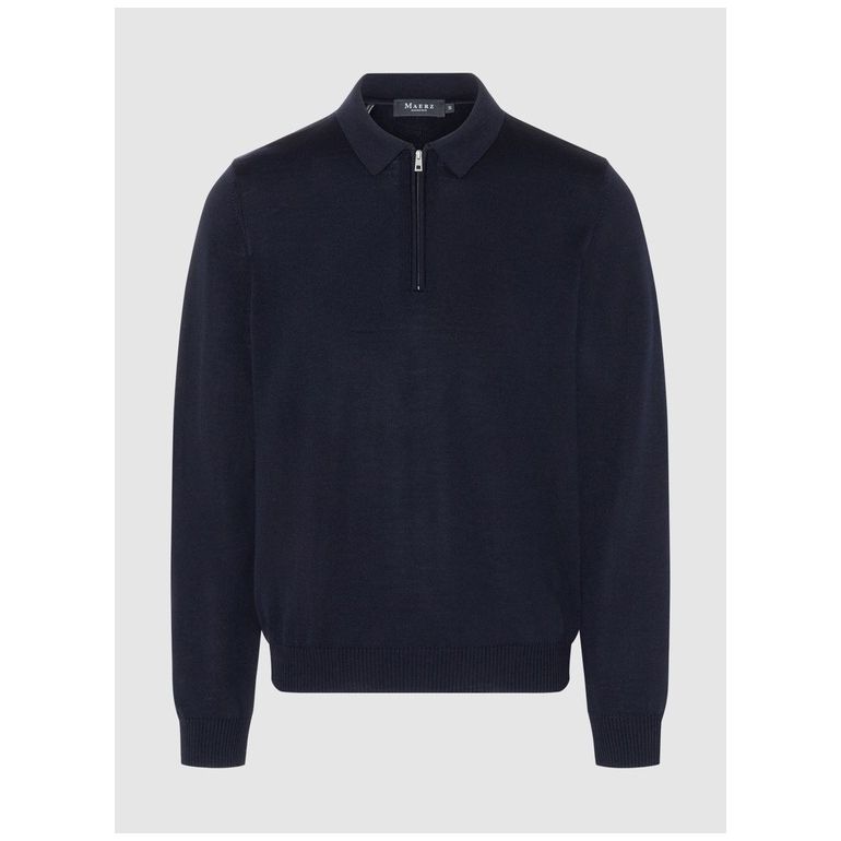 Maerz Merino Polo Collar Knit