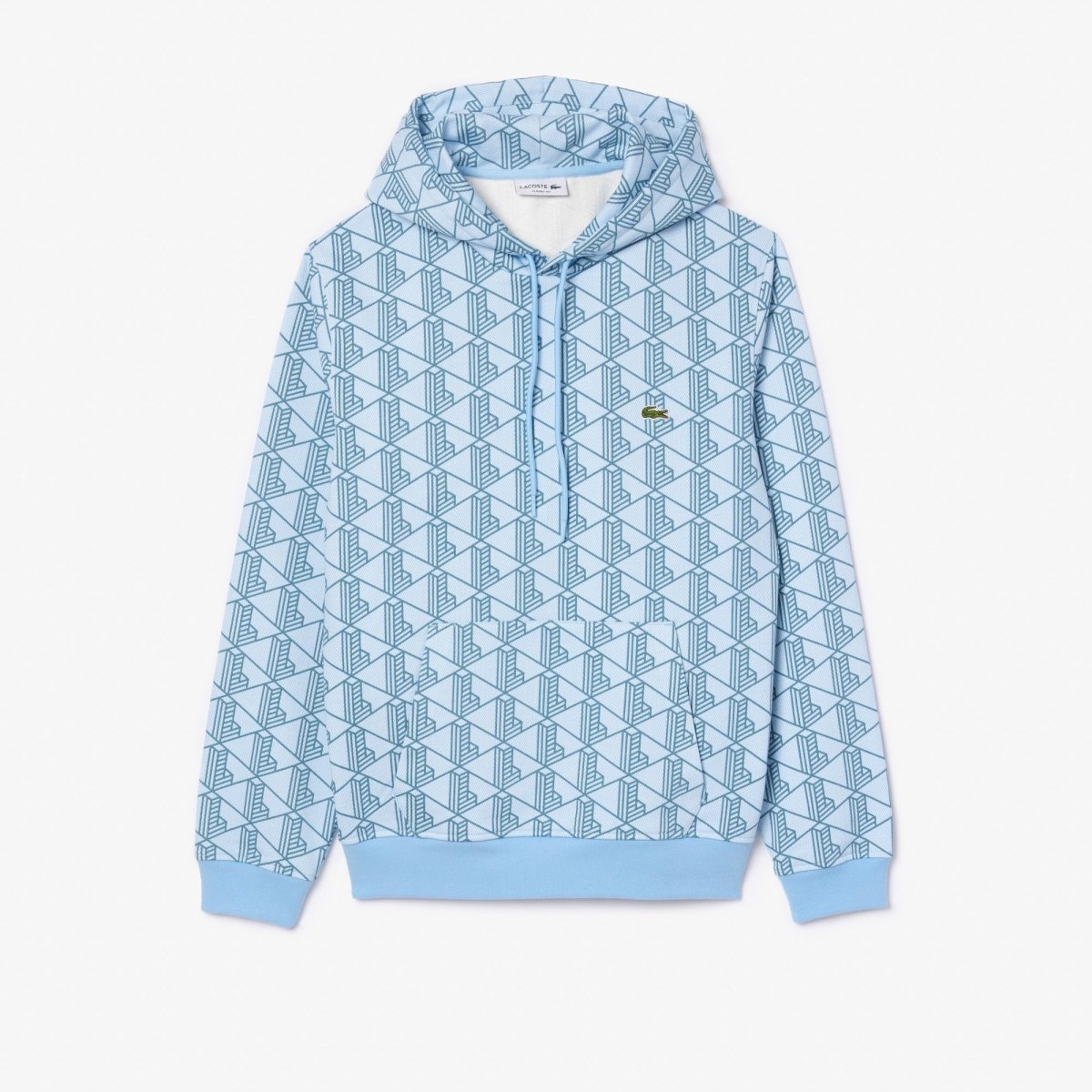 Lacoste Monogram Fleece Hoodie - Curtis & Dunne