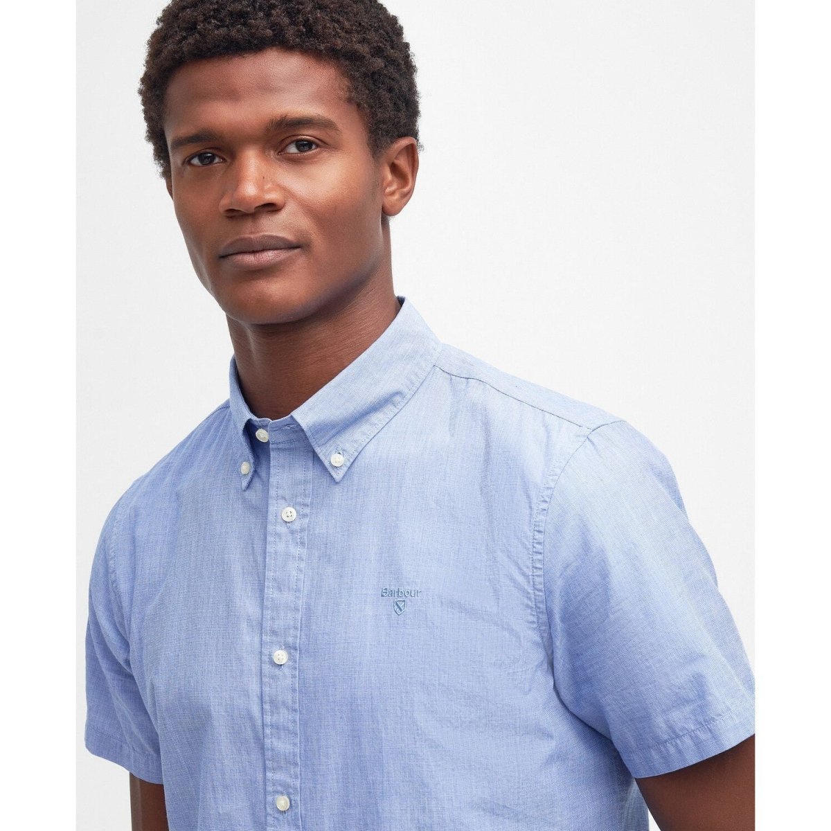 Barbour Poplin Crest Shirt - Curtis & Dunne