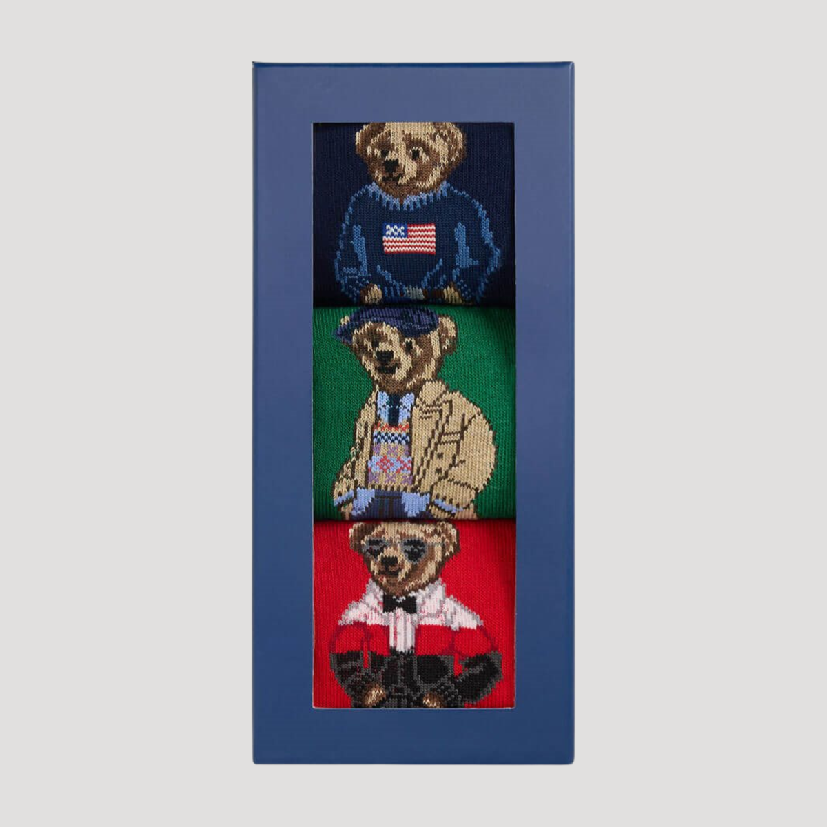 Ralph Lauren Polar Bear 3 Pack Sock