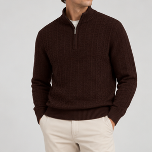 Strellson Adrian Texture Knitted Quarter Zip