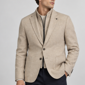 Roy Robson Wool Zip Through Jacket