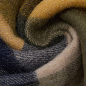 Barbour Large Tattersall Wool Scarf