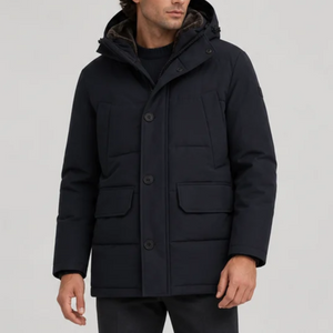 Strellson Plaza 2.0 Quilted Hooded Jacket