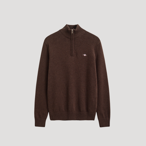 Gant Casual Cotton Knit Half Zip Sweater