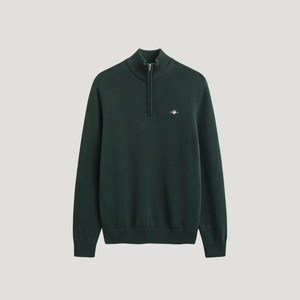 Gant Casual Cotton Knit Half Zip Sweater