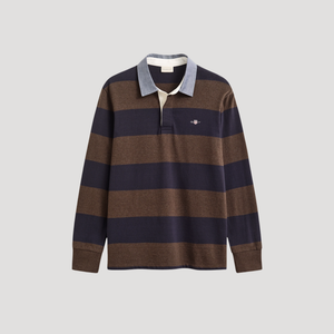 Gant Chambray Stripe Heavy Rugby Shirt