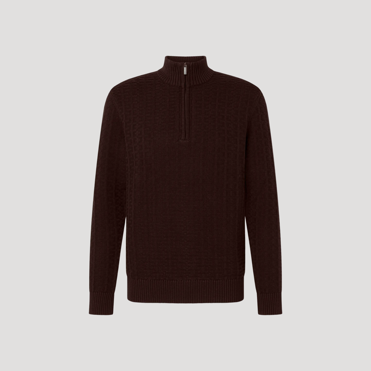 Strellson Adrian Texture Knitted Quarter Zip