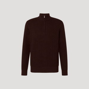 Strellson Adrian Texture Knitted Quarter Zip