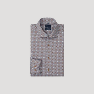 OLYMP Body Fit Geometric Print Shirt