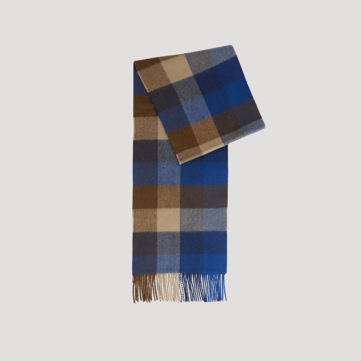 Barbour Large Tattersall Wool Scarf