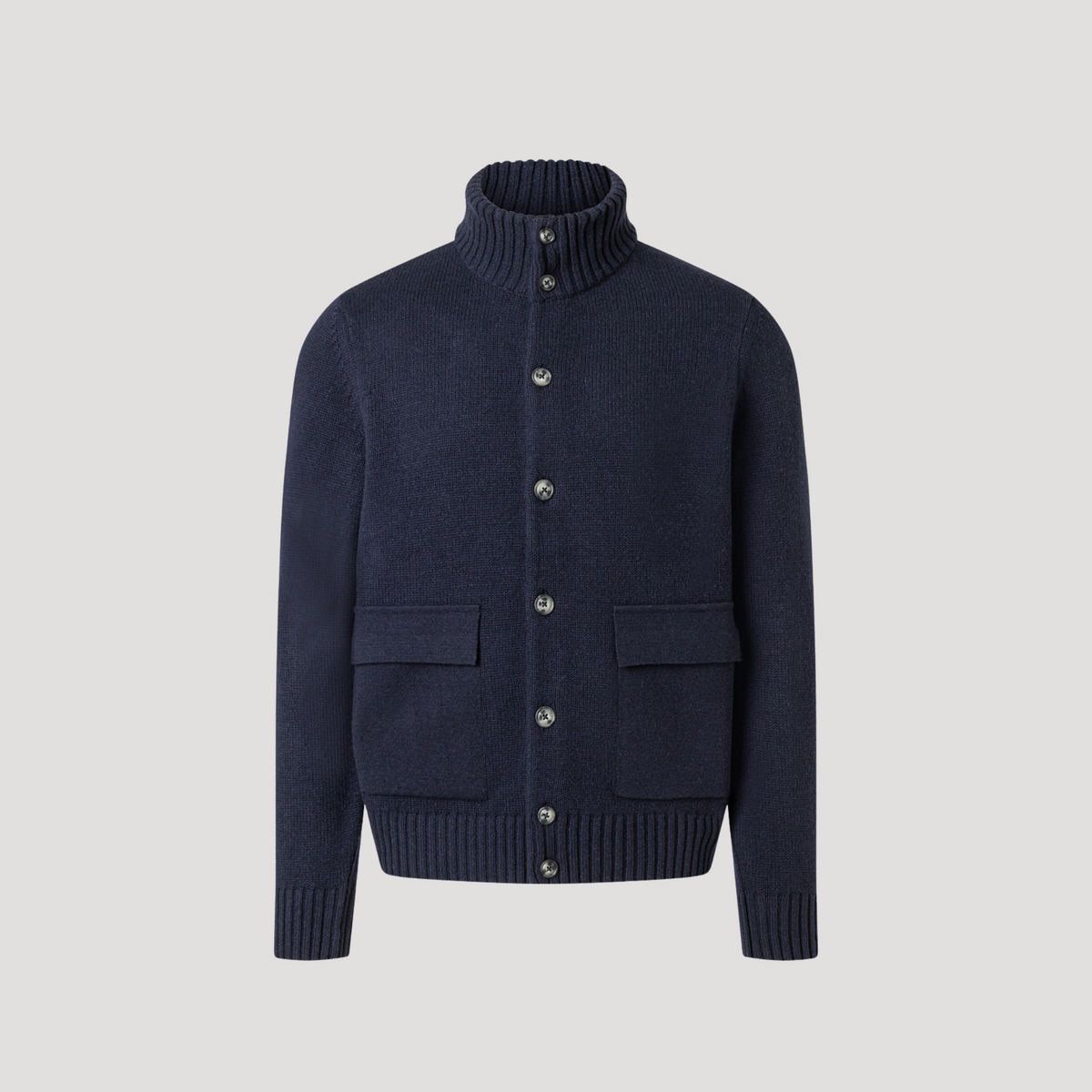 MAERZ Virgin Wool Button-Through Cardigan