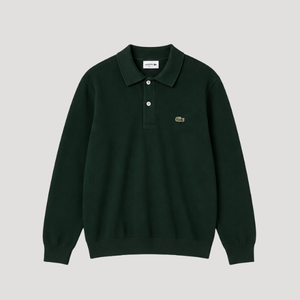 Lacoste Classic Fit Long Sleeved Knitted Polo Shirt