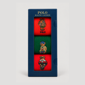 Ralph Lauren Polar Bear 3 Pack Sock