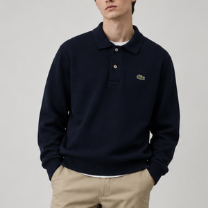 Lacoste Classic Fit Long Sleeved Knitted Polo Shirt
