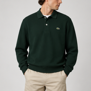 Lacoste Classic Fit Long Sleeved Knitted Polo Shirt