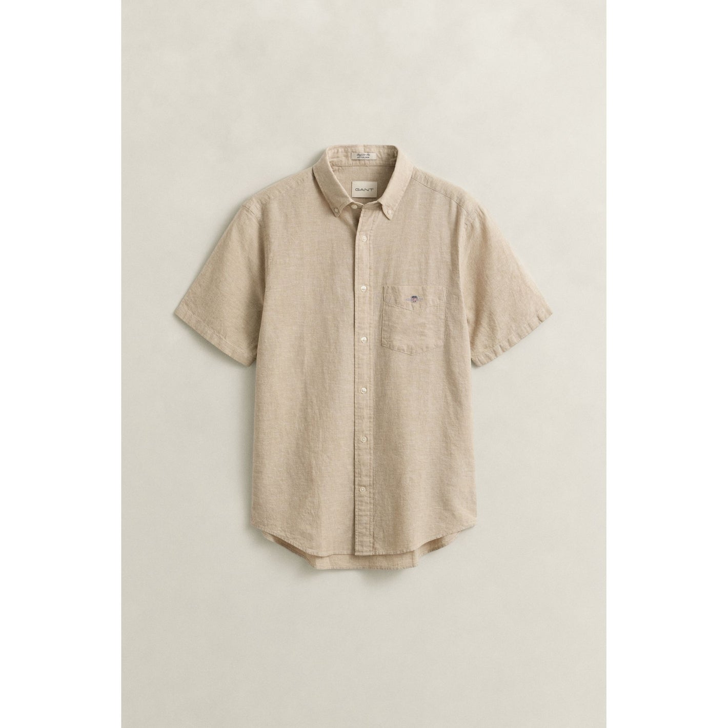Gant Cotton Linen Short Sleeve Shirt