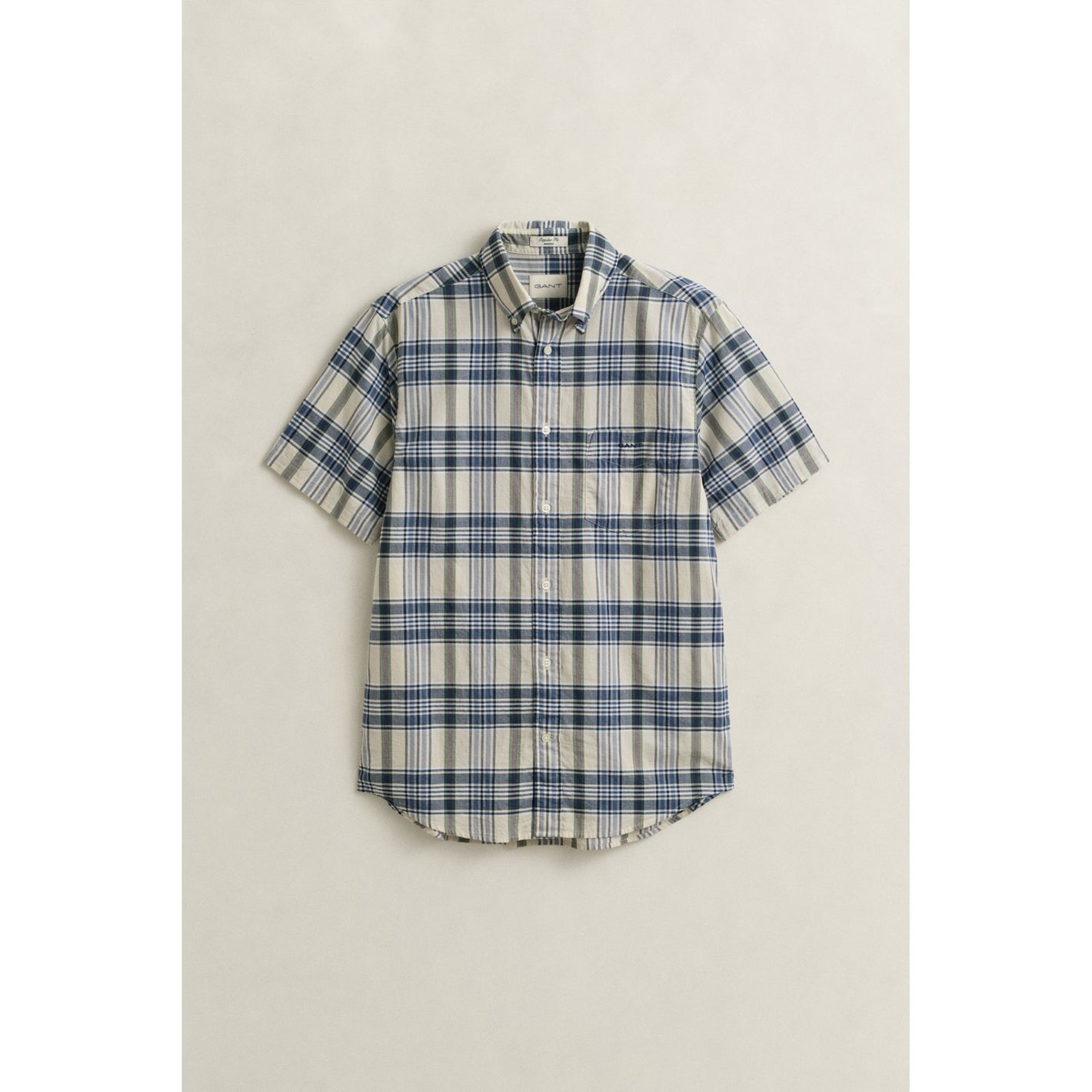 Gant Madras Check Short Sleeve Shirt