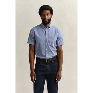 Gant Classic Poplin Gingham Short Sleeve Shirt
