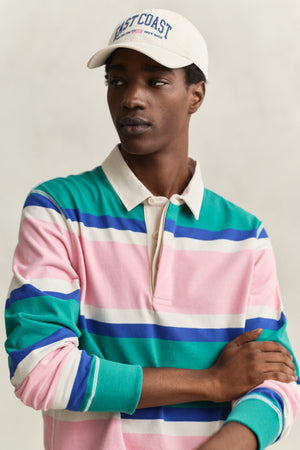 Gant Blocked Striped Rugger