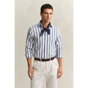 Gant Cotton Linen Stripe Shirt