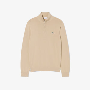 Lacoste Zippered Stand Up Collar Sweat