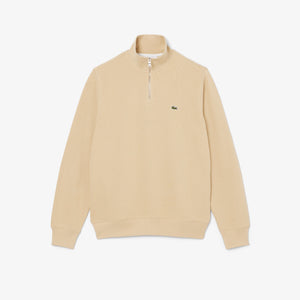 Lacoste Zippered Stand Up Collar Sweat