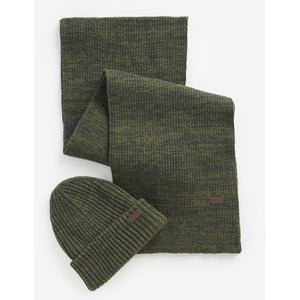 Barbour Crimdon Beanie & Scarf Set