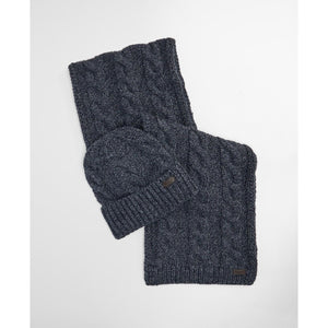 Barbour Jesmond Beanie and Scarf Gift Set