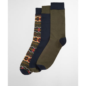 Barbour Case Sock Gift Set