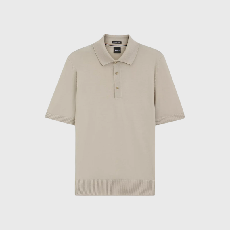 Hugo Boss H-Nolano Knitted Polo Shirt