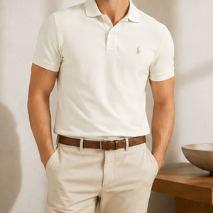 Ralph Lauren Custom Slim Fit Mesh Polo