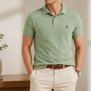 Ralph Lauren Custom Slim Fit Mesh Polo
