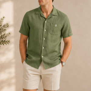 Ralph Lauren Classic Fit Linen Camp Shirt