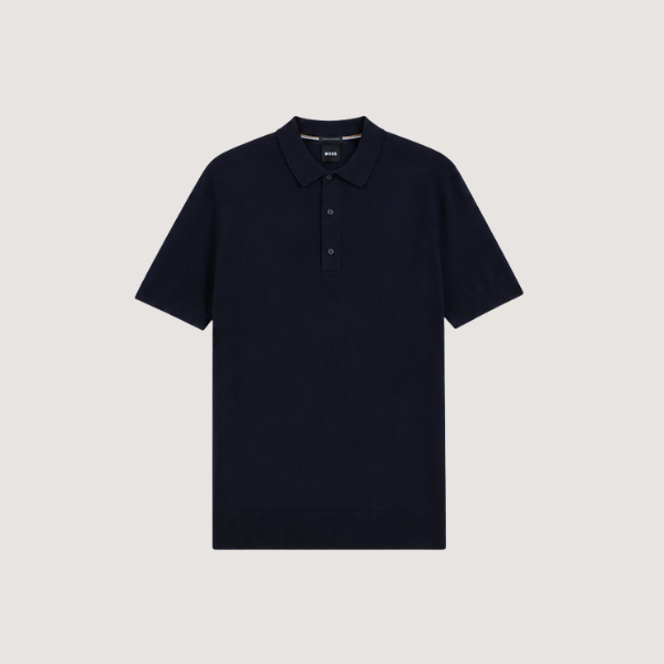 Hugo Boss H-Nolano Knitted Polo Shirt