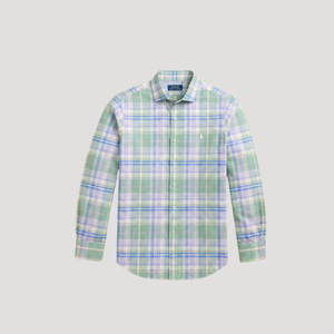 Ralph Lauren Custom Fit Plaid Oxford Shirt
