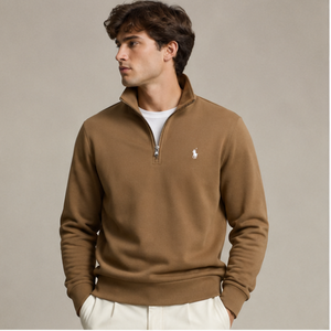 Ralph Lauren Double Knit Quarter Zip Pullover