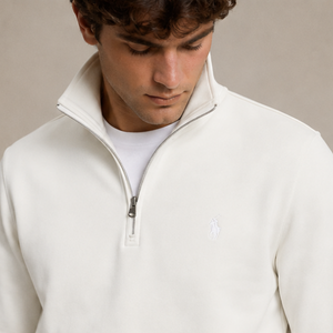 Ralph Lauren Double Knit Quarter Zip Pullover