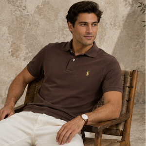 Ralph Lauren Custom Slim Fit Mesh Polo