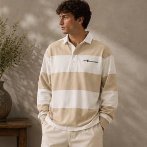Ralph Lauren Relaxed Fit Striped Jersey Rugby Shirt