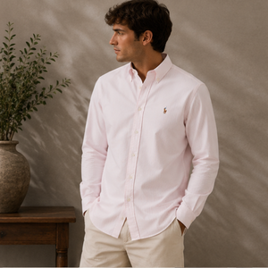 Ralph Lauren Custom Fit Striped Oxford Shirt