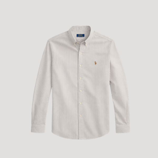 Ralph Lauren Custom Fit Striped Oxford Shirt