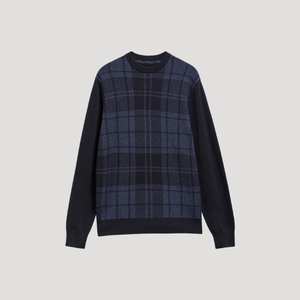 Barbour Mineral Tartan Crew Neck Jumper