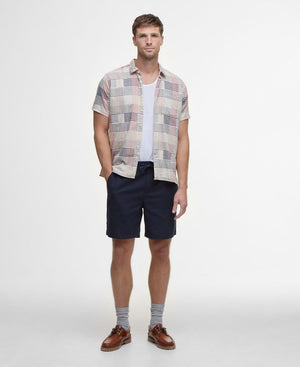 Barbour Cotton Linen Relaxed Shorts - Curtis & Dunne