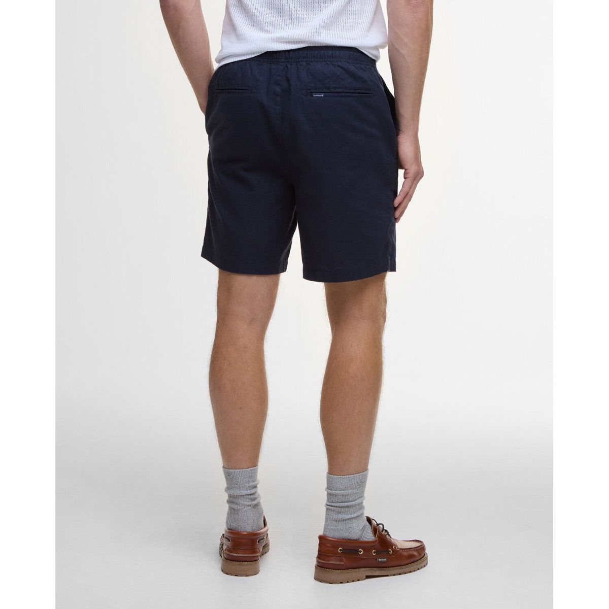 Barbour Cotton Linen Relaxed Shorts - Curtis & Dunne