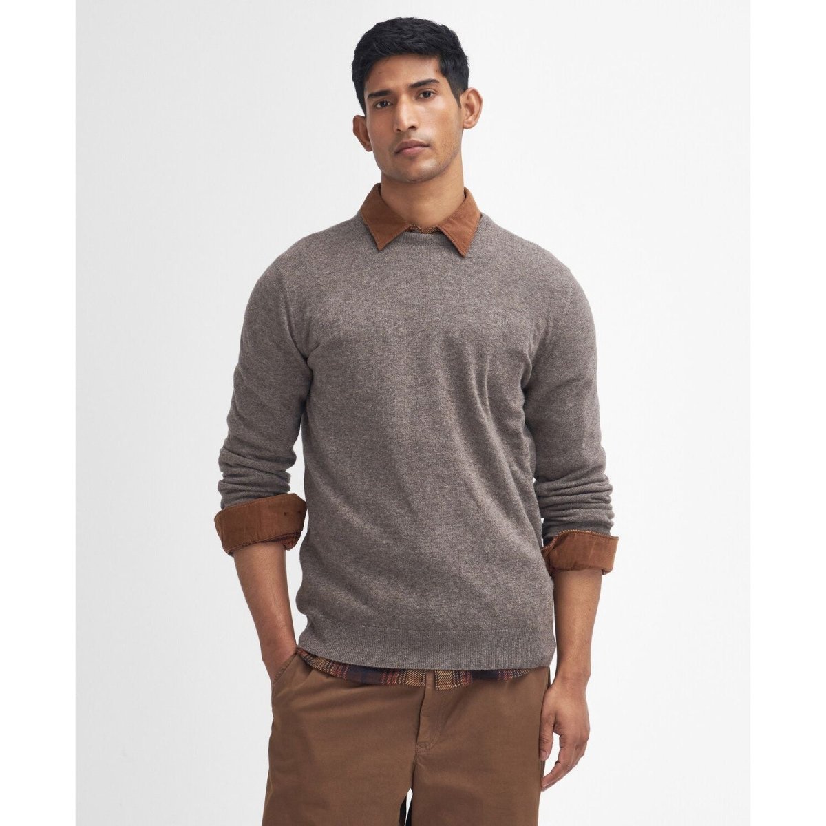 Barbour Essential Lambswool Crew - Neck - Curtis & Dunne