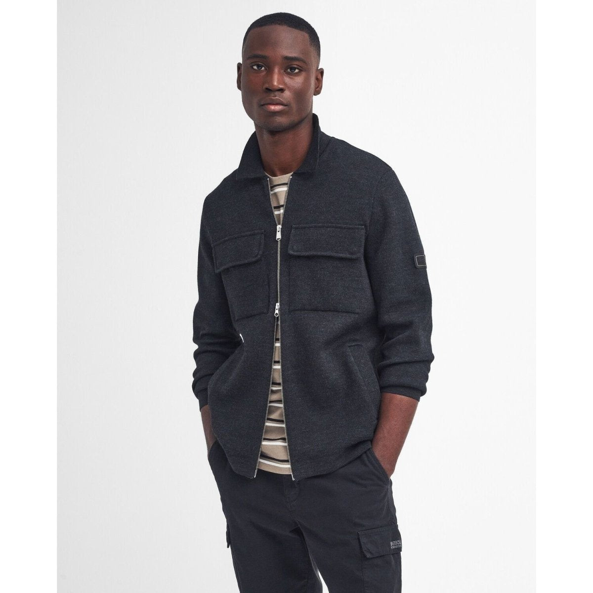 Barbour International Burley Zip - Up Cardigan - Curtis & Dunne